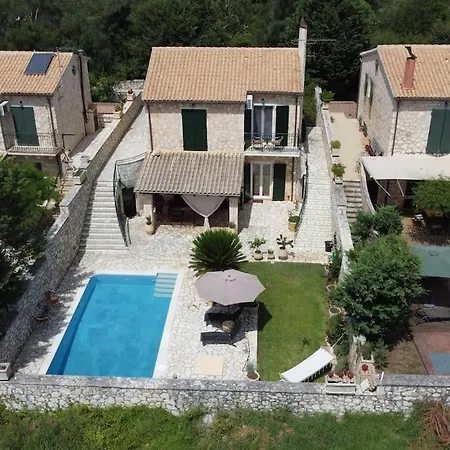 Stone Pool House Gouvia Villa